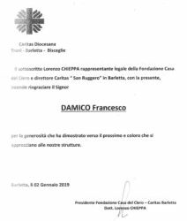 ENCOMIO CARITAS DIOCESANA TRANI – BARLETTA – BISCEGLIE