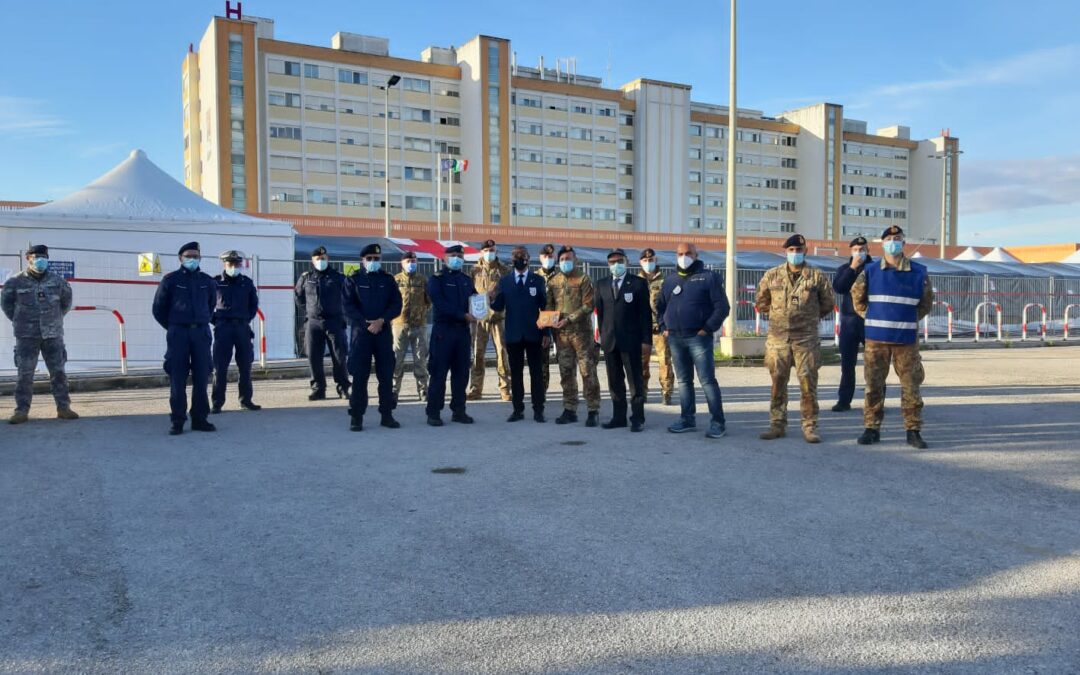 Colazione Rinforzata per i Militari della Brigata Marina San Marco della Marina Militare, presso l’Ospedale Civile di Barletta