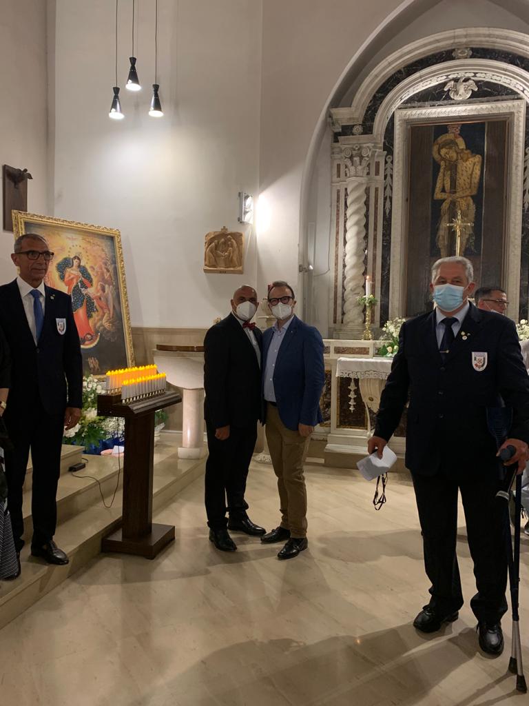 5° Anniversario Unimri presso la chiesa di S. Agostino di Barletta, officiata dal parroco don Roberto Chiariello Elogio al Cav. Francesco Damico2